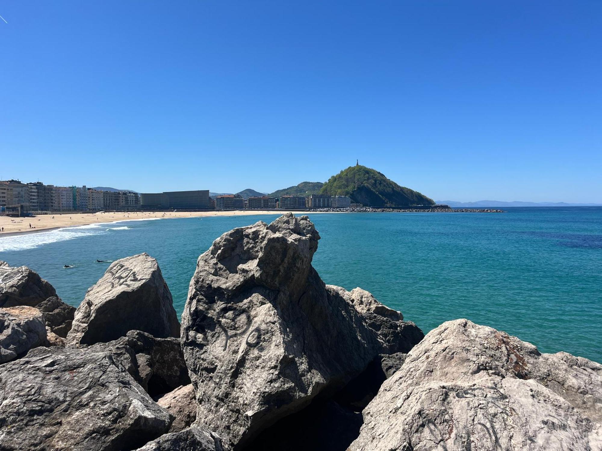 Sagues Beach Apartment San Sebastián Dış mekan fotoğraf